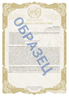 Образец Приложение к СТО 01.064.00220722.2-2020 Усть-Кут Сертификат СТО 01.064.00220722.2-2020 